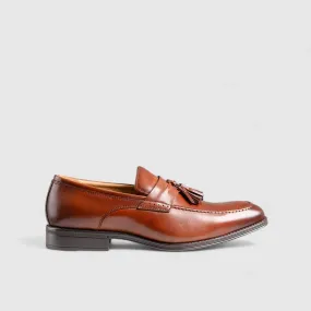 Amelio Tassel Slip On Tan