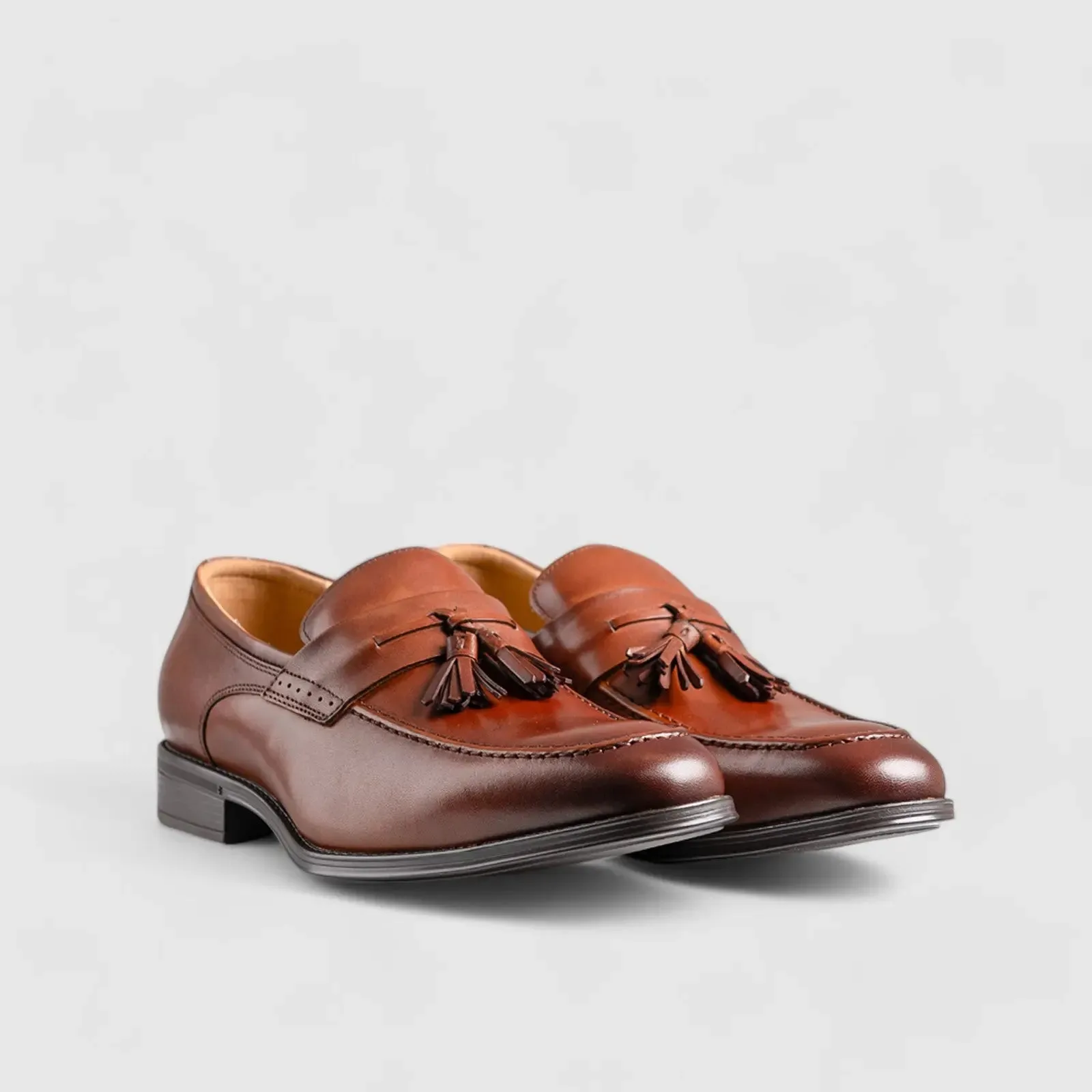 Amelio Tassel Slip On Tan