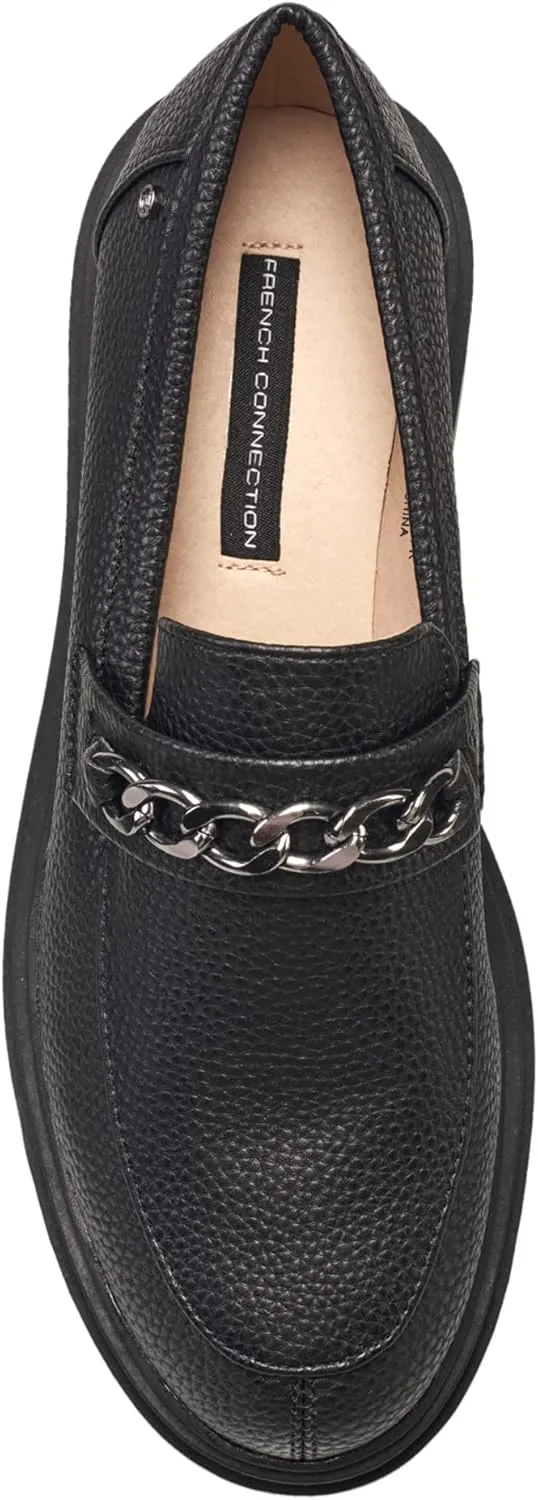 French Connection Tatiana Women's Platform Loafers Slip On Shoes for Women