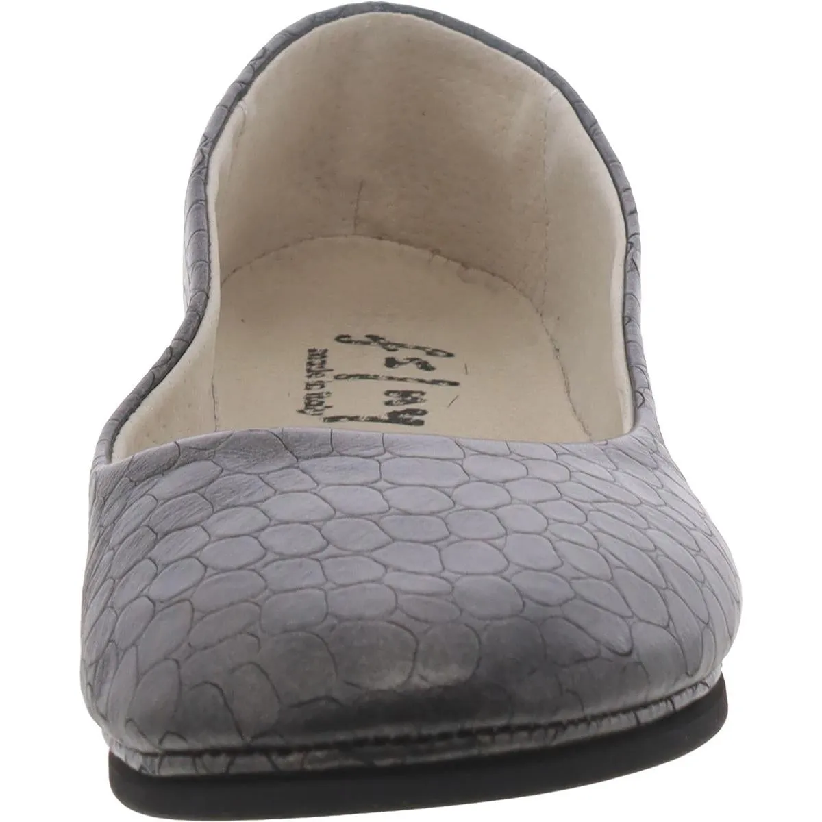 FS/NY Womens Faux Leather Slip-On Loafers