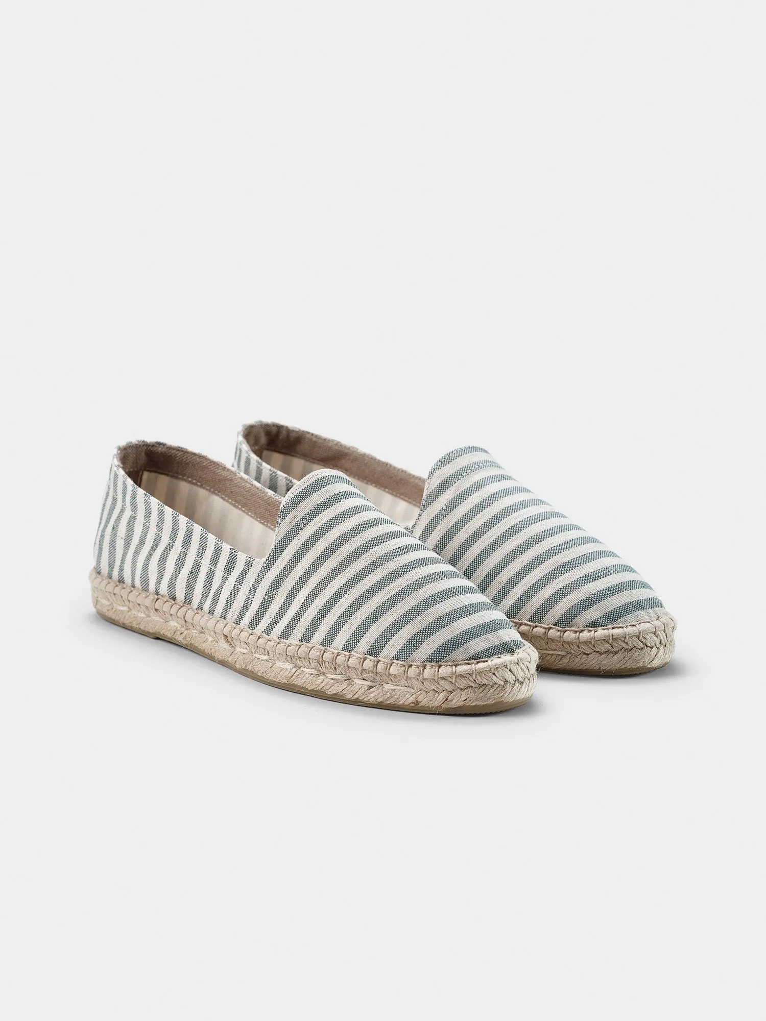 Green Stripe Seaqual Espadrilles