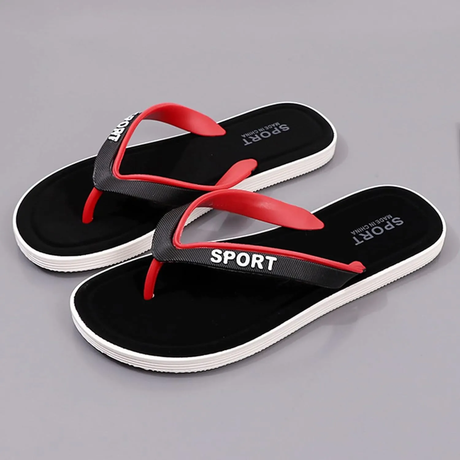 Men Shoes Fashion Beach Flip Flops Flat Toe Sandwich Beach Flip Flops for Men Disposable for