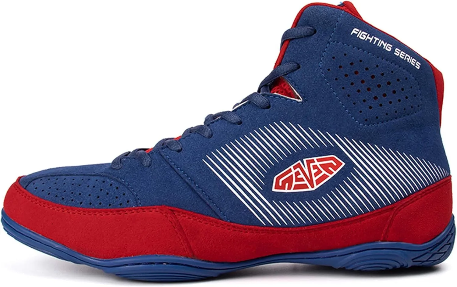 Men's High Top Boxing Boots Indoor Non-Slip Fighting Training Competition Boxing Wrestling Shoes Adult Non-Slip Fitness Sports Training Shoes