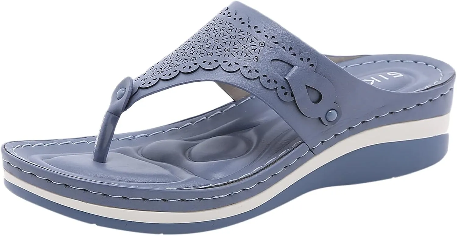 Slippers For Women Casual Flip Flops Beach Sandals Wedge Shoes Shoes Women Slide Sandals