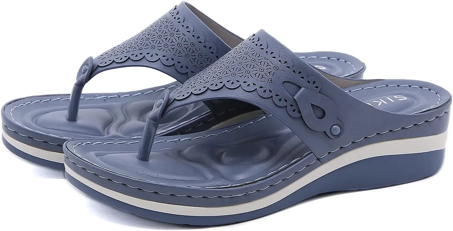 Slippers For Women Casual Flip Flops Beach Sandals Wedge Shoes Shoes Women Slide Sandals
