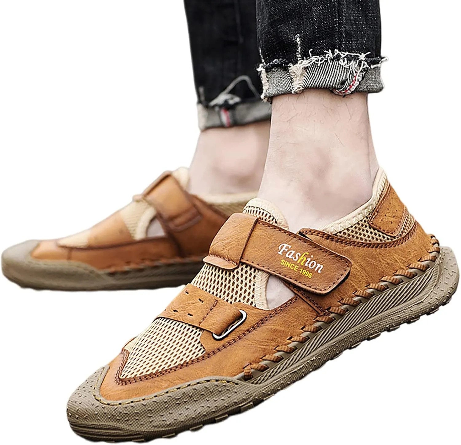 Summer Men's Mesh Casual Sandals Outdoor Water Proof And Anti Slip Beach Shoes Breathable Shoes flip flops for men
