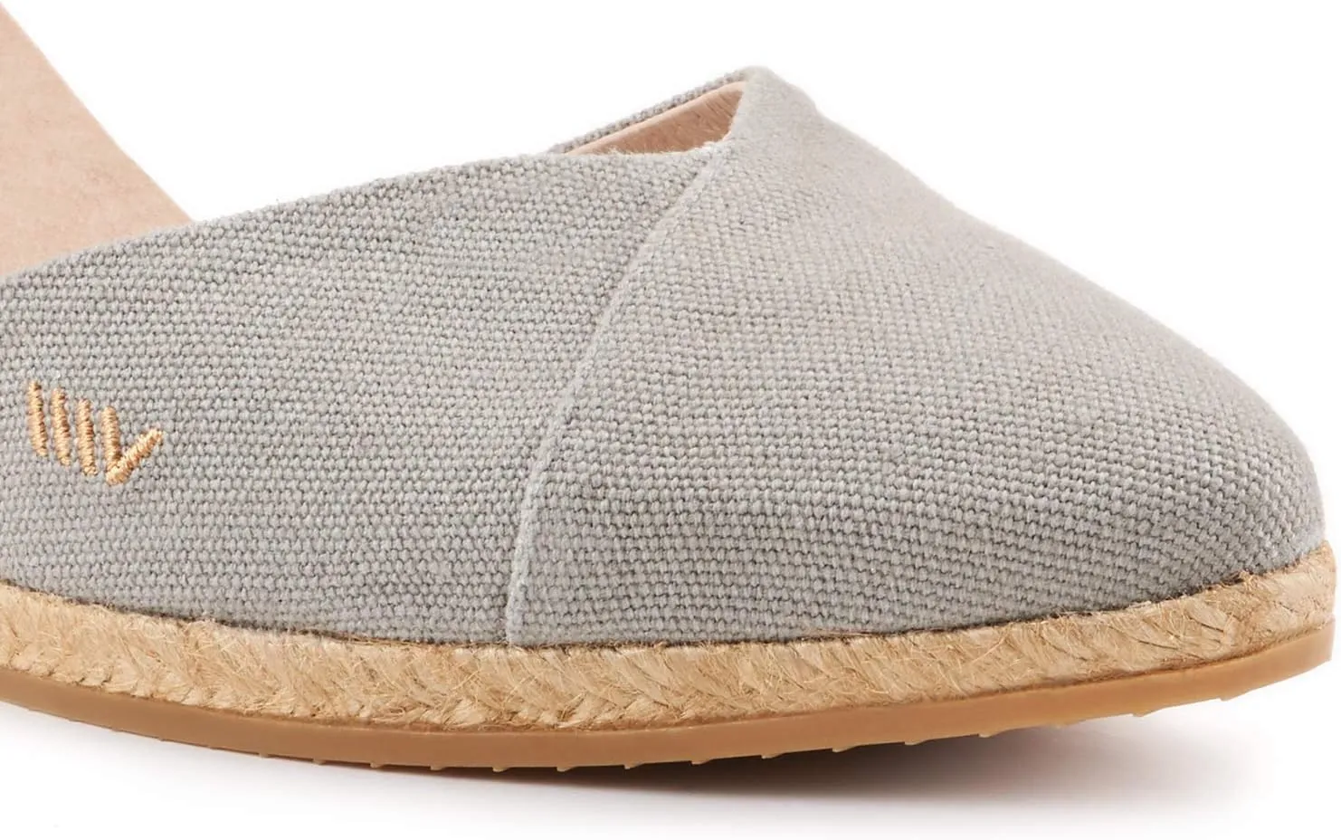 VISCATA Caseta Canvas Slingback Wedge with Ankle Strap Handmade 2 ½” Heel Women's Sandals with Breathable Cotton Canvas and 100% Natural Jute Midsole for all Casual Occasions