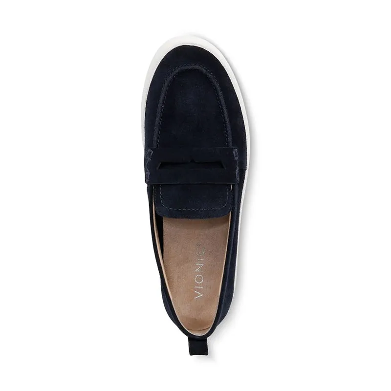 Women's Uptown Dark Blue Suede